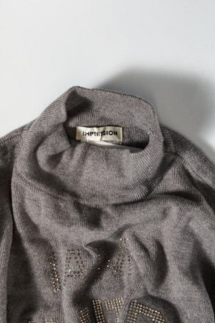 Γυναικείο πουλόβερ Impression, Μέγεθος M, Χρώμα Γκρί, Τιμή 2,57 €