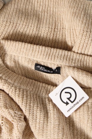 Γυναικείο πουλόβερ Jean Pascale, Μέγεθος S, Χρώμα  Μπέζ, Τιμή 5,38 €