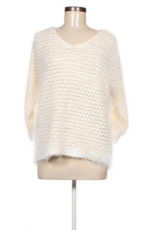 Дамски пуловер Laura Torelli, Размер M, Цвят Бял, Цена 8,70 лв.