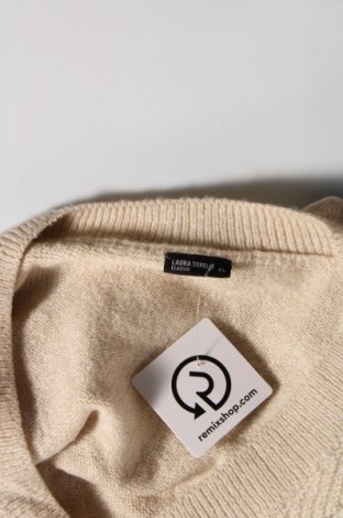 Γυναικείο πουλόβερ Laura Torelli, Μέγεθος XL, Χρώμα  Μπέζ, Τιμή 2,33 €