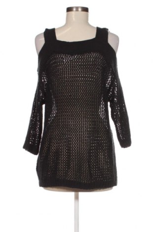 Дамски пуловер Laura Torelli, Размер M, Цвят Черен, Цена 4,64 лв.