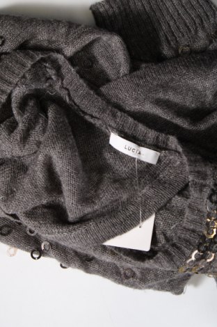 Дамски пуловер Lucia, Размер M, Цвят Сив, Цена 8,70 лв.