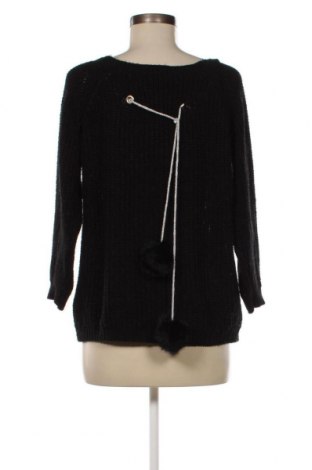 Γυναικείο πουλόβερ Made In Italy, Μέγεθος M, Χρώμα Μαύρο, Τιμή 2,69 €