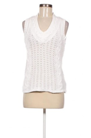 Γυναικείο πουλόβερ Mark Adam, Μέγεθος L, Χρώμα Λευκό, Τιμή 3,59 €