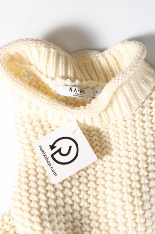 Γυναικείο πουλόβερ NA-KD, Μέγεθος S, Χρώμα Εκρού, Τιμή 5,38 €