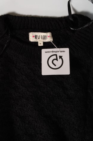 Γυναικείο πουλόβερ New Look, Μέγεθος M, Χρώμα Μαύρο, Τιμή 3,23 €