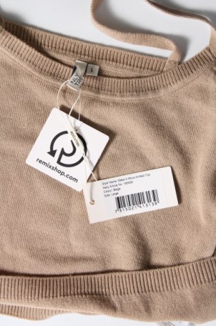 Damski sweter Nly Trend, Rozmiar L, Kolor Beżowy, Cena 40,46 zł