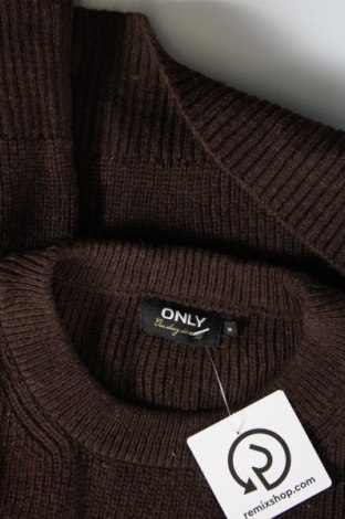 Дамски пуловер ONLY, Размер S, Цвят Кафяв, Цена 5,40 лв.
