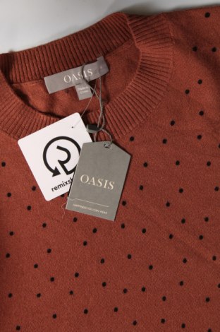 Дамски пуловер Oasis, Размер S, Цвят Кафяв, Цена 9,57 лв.