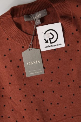 Damski sweter Oasis, Rozmiar XS, Kolor Brązowy, Cena 20,87 zł