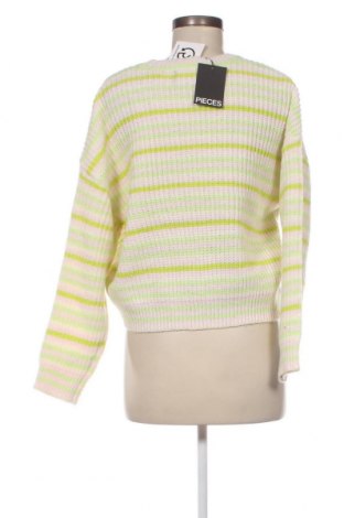 Дамски пуловер Pieces, Размер XL, Цвят Многоцветен, Цена 12,42 лв.