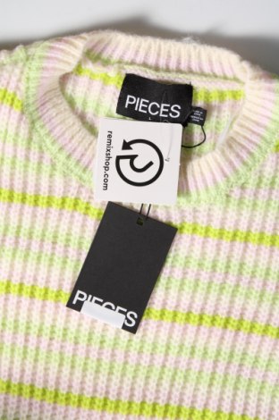 Γυναικείο πουλόβερ Pieces, Μέγεθος L, Χρώμα Πολύχρωμο, Τιμή 6,68 €