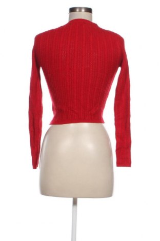 Pulover de femei Pull&Bear, Mărime M, Culoare Roșu, Preț 14,31 Lei