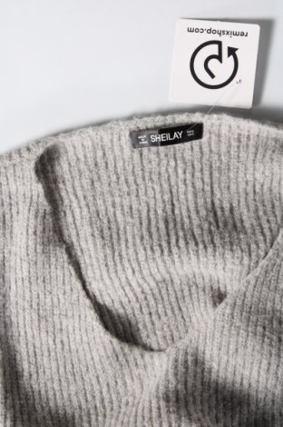 Γυναικείο πουλόβερ Sheilay, Μέγεθος S, Χρώμα Γκρί, Τιμή 2,69 €