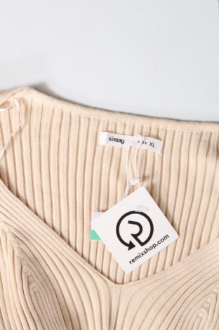 Γυναικείο πουλόβερ Sinsay, Μέγεθος XL, Χρώμα  Μπέζ, Τιμή 9,72 €