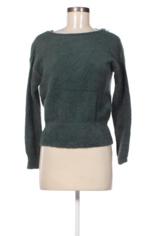 Дамски пуловер Sinsay, Размер XXS, Цвят Зелен, Цена 9,66 лв.