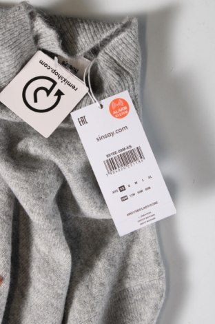 Γυναικείο πουλόβερ Sinsay, Μέγεθος XS, Χρώμα Γκρί, Τιμή 5,22 €