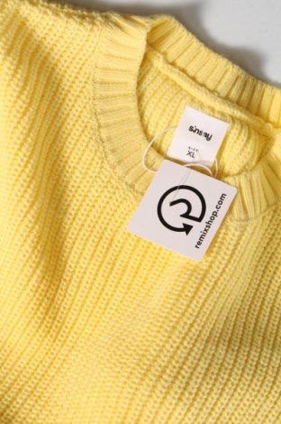 Дамски пуловер Sinsay, Размер XL, Цвят Жълт, Цена 10,12 лв.
