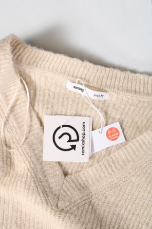 Дамски пуловер Sinsay, Размер M, Цвят Бежов, Цена 8,74 лв.