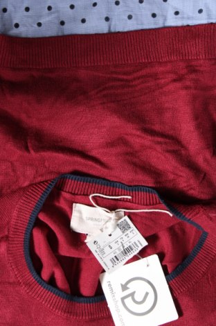 Дамски пуловер Springfield, Размер S, Цвят Червен, Цена 20,40 лв.
