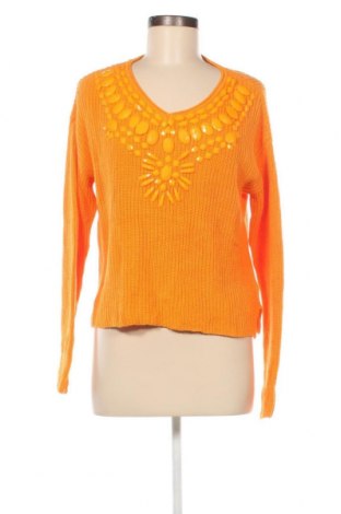 Дамски пуловер Springfield, Размер XS, Цвят Оранжев, Цена 17,00 лв.