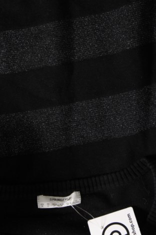 Γυναικείο πουλόβερ Springfield, Μέγεθος M, Χρώμα Μαύρο, Τιμή 5,20 €