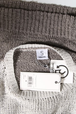 Дамски пуловер Sublevel, Размер S, Цвят Сив, Цена 12,42 лв.
