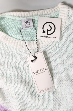 Дамски пуловер Sublevel, Размер XS, Цвят Многоцветен, Цена 8,28 лв.