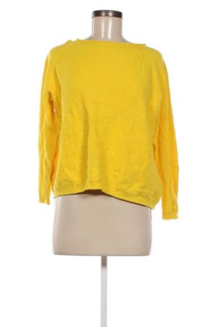 Дамски пуловер Swiss Made, Размер M, Цвят Жълт, Цена 9,60 лв.