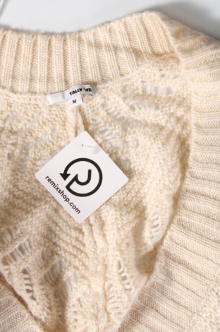 Дамски пуловер Tally Weijl, Размер M, Цвят Екрю, Цена 8,70 лв.
