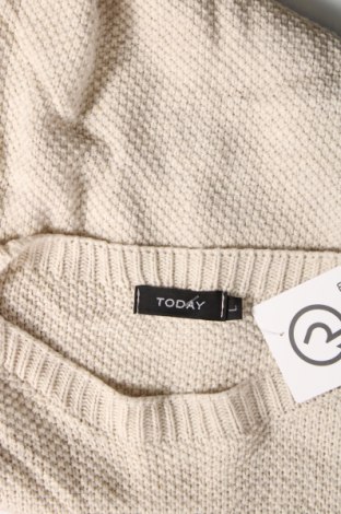Дамски пуловер Today, Размер L, Цвят Екрю, Цена 29,00 лв.