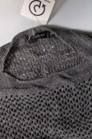 Γυναικείο πουλόβερ Today, Μέγεθος M, Χρώμα Γκρί, Τιμή 5,38 €