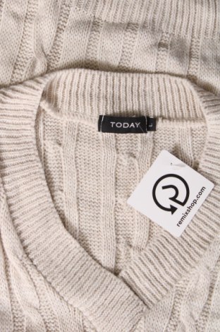 Дамски пуловер Today, Размер M, Цвят Бежов, Цена 4,93 лв.