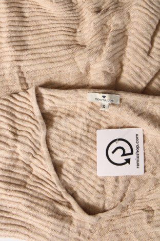 Дамски пуловер Tom Tailor, Размер S, Цвят Бежов, Цена 8,70 лв.