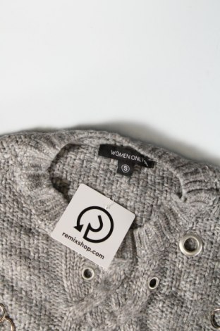 Γυναικείο πουλόβερ Women Only, Μέγεθος S, Χρώμα Γκρί, Τιμή 2,69 €