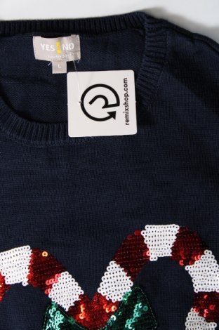 Дамски пуловер Yes Or No, Размер L, Цвят Син, Цена 8,70 лв.