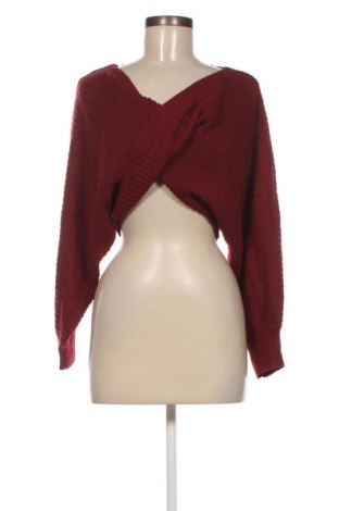 Дамски пуловер Zaful, Размер M, Цвят Червен, Цена 4,93 лв.