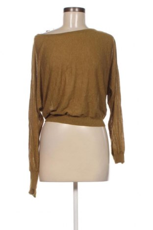 Дамски пуловер Zara Knitwear, Размер M, Цвят Зелен, Цена 8,40 лв.