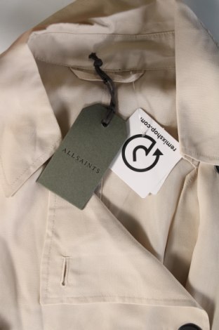 Damen Trench Coat AllSaints, Größe S, Farbe Ecru, Preis € 209,28