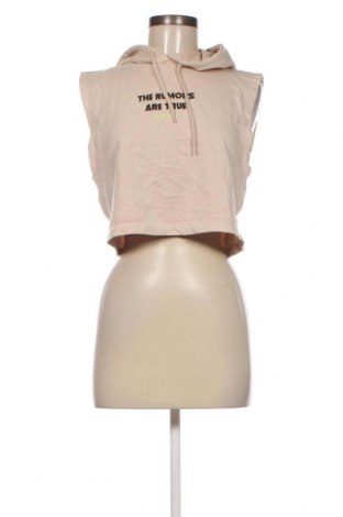 Damen Sweatshirt Bershka, Größe L, Farbe Beige, Preis 4,64 €