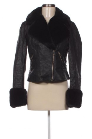 Dámská kožená bunda  River Island, Velikost M, Barva Černá, Cena  510,00 Kč
