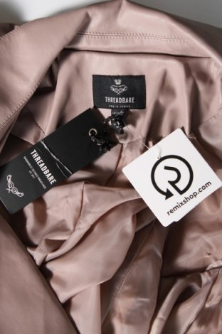 Dámska kožená bunda  Threadbare, Veľkosť M, Farba Ružová, Cena  19,14 €