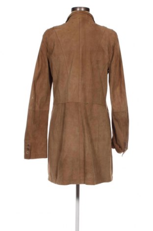 Δερμάτινο γυναικείο παλτό Mabrun, Μέγεθος M, Χρώμα Καφέ, Τιμή 33,86 €