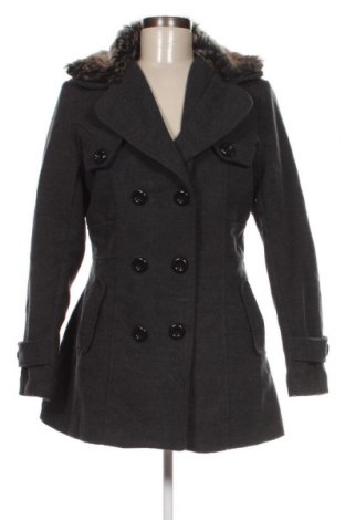 Γυναικείο παλτό Made In Italy, Μέγεθος M, Χρώμα Γκρί, Τιμή 23,17 €