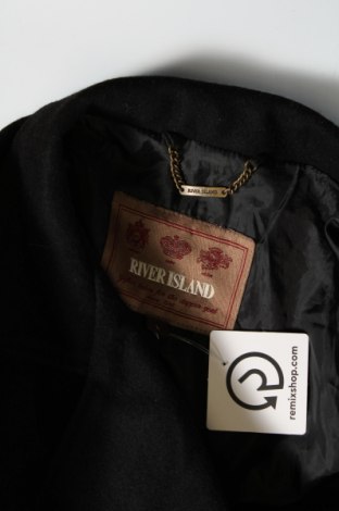 Γυναικείο παλτό River Island, Μέγεθος L, Χρώμα Μαύρο, Τιμή 10,81 €