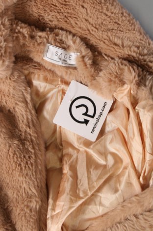 Дамско палто Sage The Label, Размер M, Цвят Бежов, Цена 16,72 лв.