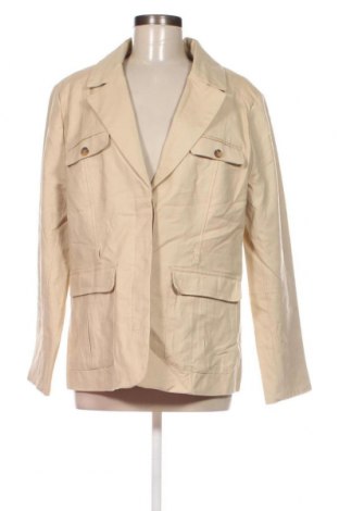 Дамско сако H&M, Размер XL, Цвят Бежов, Цена 14,08 лв.