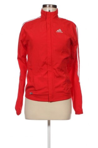 Дамско спортно яке Adidas, Размер XXS, Цвят Червен, Цена 72,00 лв.