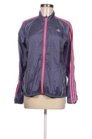 Γυναικείο μπουφάν αθλητικό Adidas, Μέγεθος L, Χρώμα Μπλέ, Τιμή 38,83 €