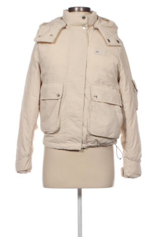 Γυναικείο μπουφάν Bershka, Μέγεθος XS, Χρώμα  Μπέζ, Τιμή 35,88 €